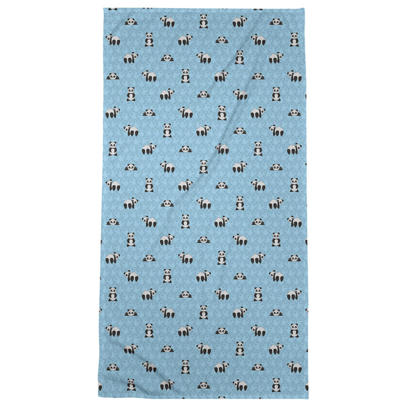 Katelyn Elizabeth Cotton Blend Bath Towel, Blue