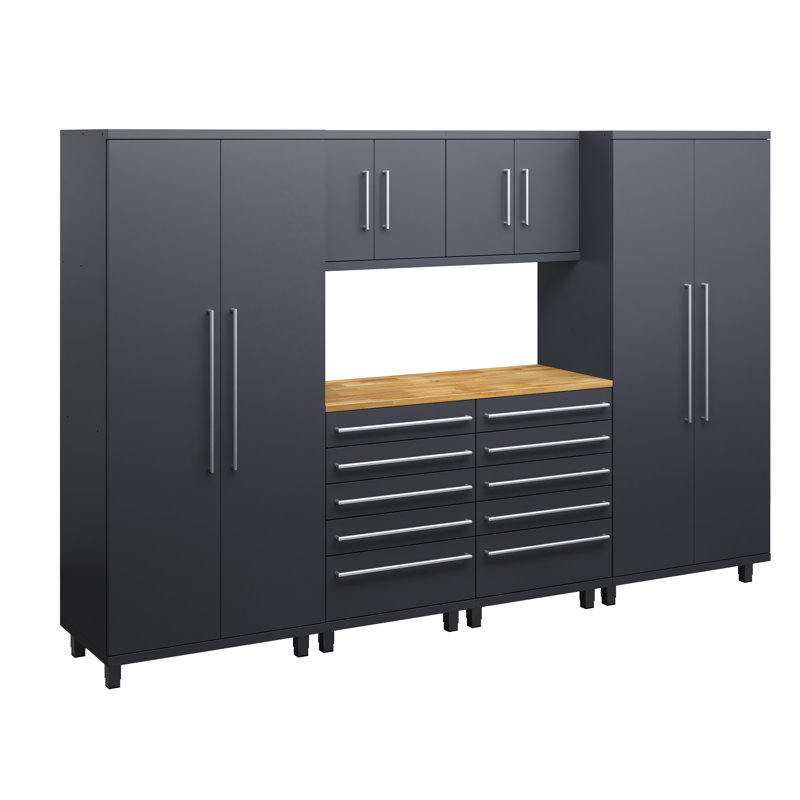 Ensemble 7 pièces Prestige: outil + mur, bille, Noir / brun