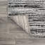 Tapis noir / gris Bonnyrigg Loom Modern Strie-1105640320