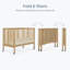 Lit de bébé portatif convertible 2-en-1-1549704030