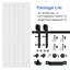  Porte de grange coulissante double avec quincaillerie d'installation-126592981-126593978