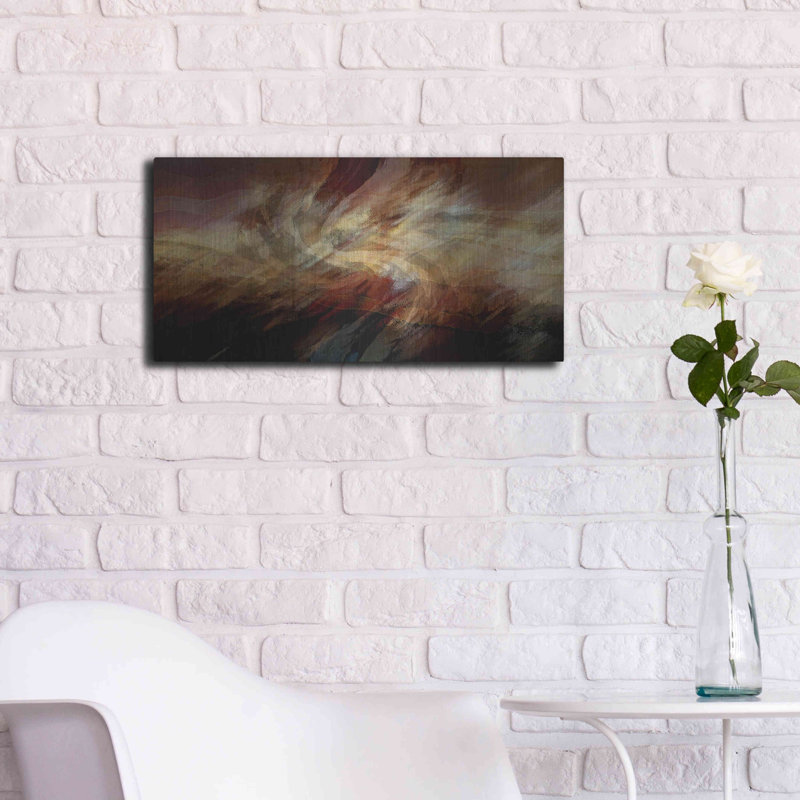 «Crimson Fire VI» par David Manlove, H 12 po x l 24 po