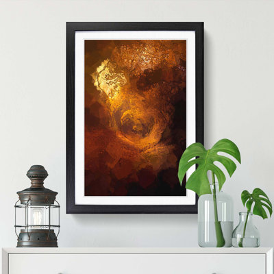 Tunnel Through the Forest in Abstract - Picture Frame Graphic Art Print