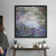"Nymphéas" par Claude Monet, reproduction d’art sur toile-471152295-471152293