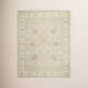 Desmondia Handmade Wool Aqua/Ivory Rug