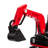 Joyldias 360 Degree Rotating 12v12ah Battery Powered Ride On Excavator And Bulldozer With W/track Design Wheels-99287757