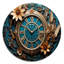 Alnetia - art rond en métal tendance-109734609
