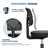 Desk and Chair Set: 49 Inch L-Shaped Computer Desk and Height Adjustable Mesh Chair-1316091850
