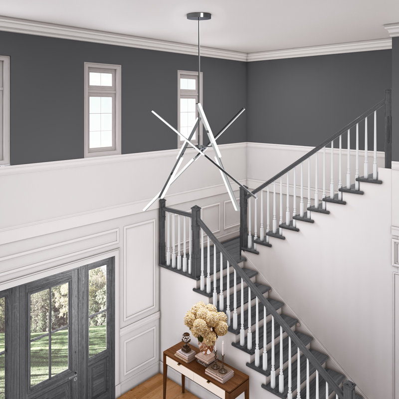 Stix - LED Chandelier -, Chrome