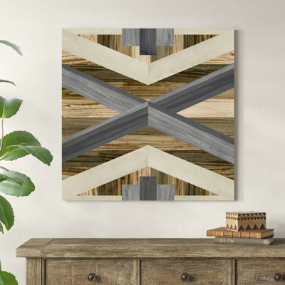 «Geometric Inlay III» par June Erica Vess, reproduction d'art sur toile