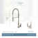 Sinema Pre-Rinse High Arc Spring Pull Down Single Handle Kitchen Faucet