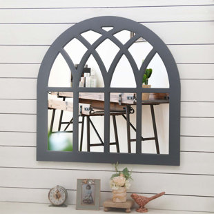 Gray Window Wall Mirrors You'll Love