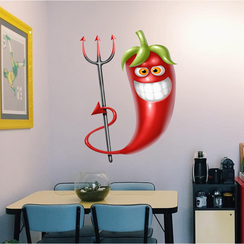 Adhésif décoratif Pepper Devil, H 33 po x l 46 po