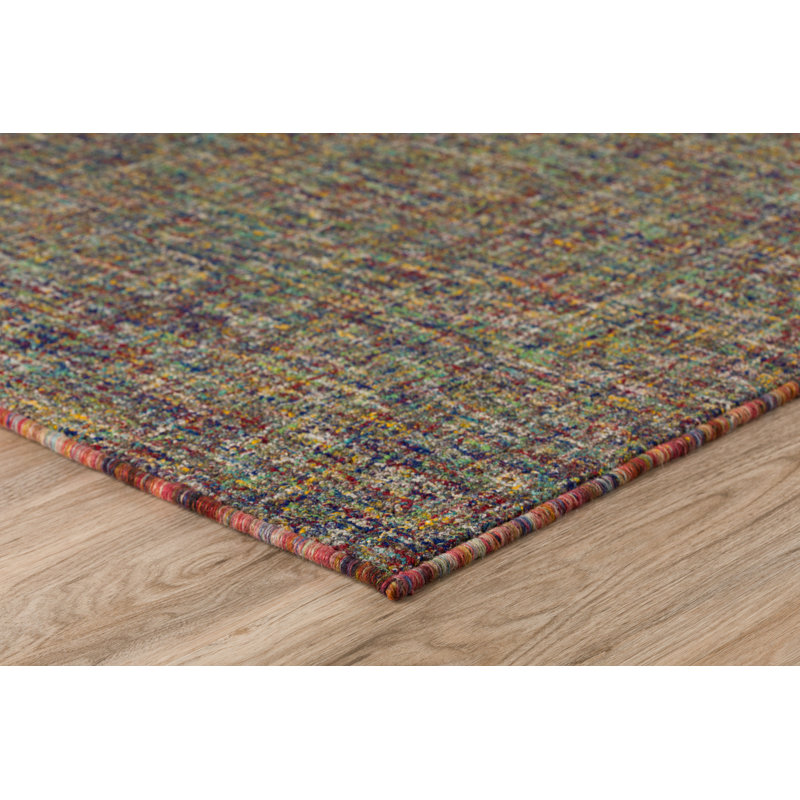 Wildflower Gold and Gray Hand-Tufted Wool 5' x 7' Area Rug