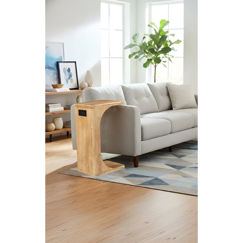 Underwood Side Table with Charging station