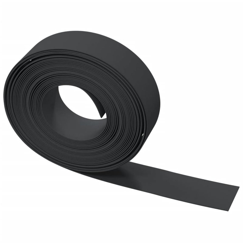 Auguster 100 cm W Lawn Edging Fencing, Black, 15cm H x 100cm W
