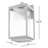 Melbourne 6 Inch Outdoor Wall Sconce in Black