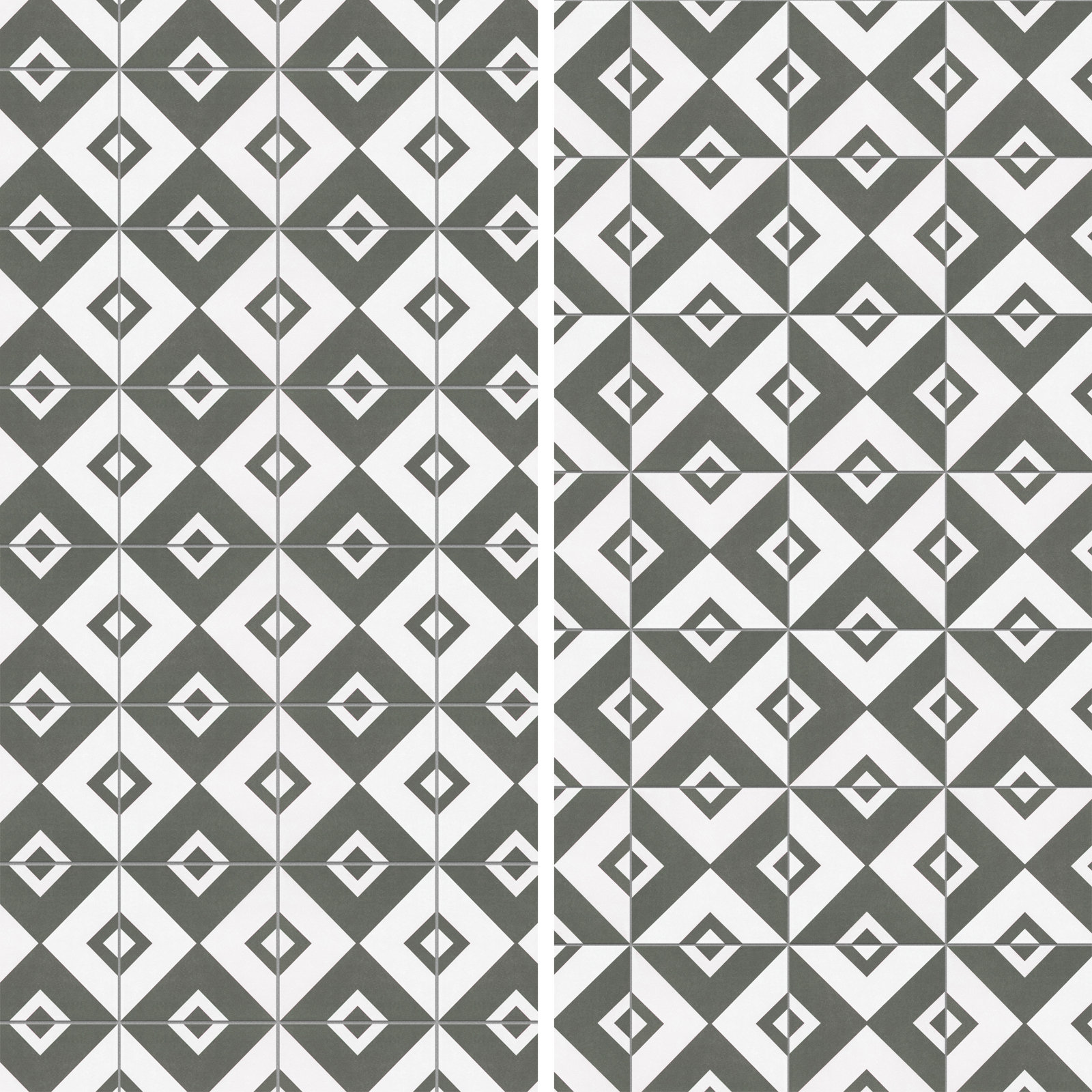 Twenties 8" x 8" Ceramic Patterned Tile