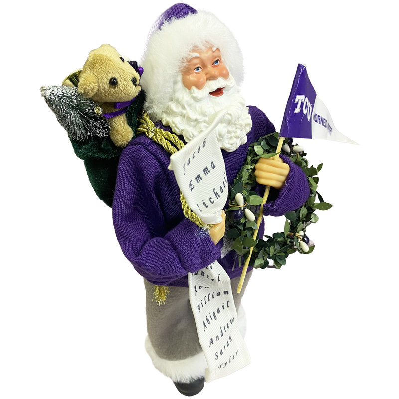 NCAA 12 "College Spirit Proud Santa, Tcu Horned Frogs