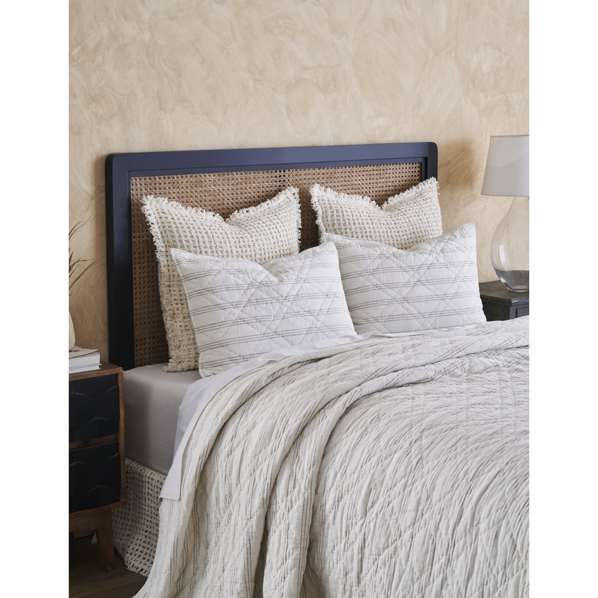Nael Cotton Sham Set, Standard/Twin