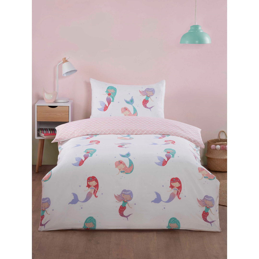 Swifton Microfiber / Polyester Abstract Duvet Cover with Pillowcases Included