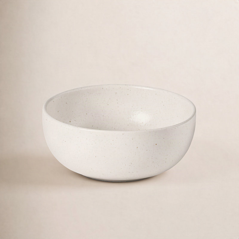 Casafina Pacifica Handmade Stoneware Dining Bowl, Salt