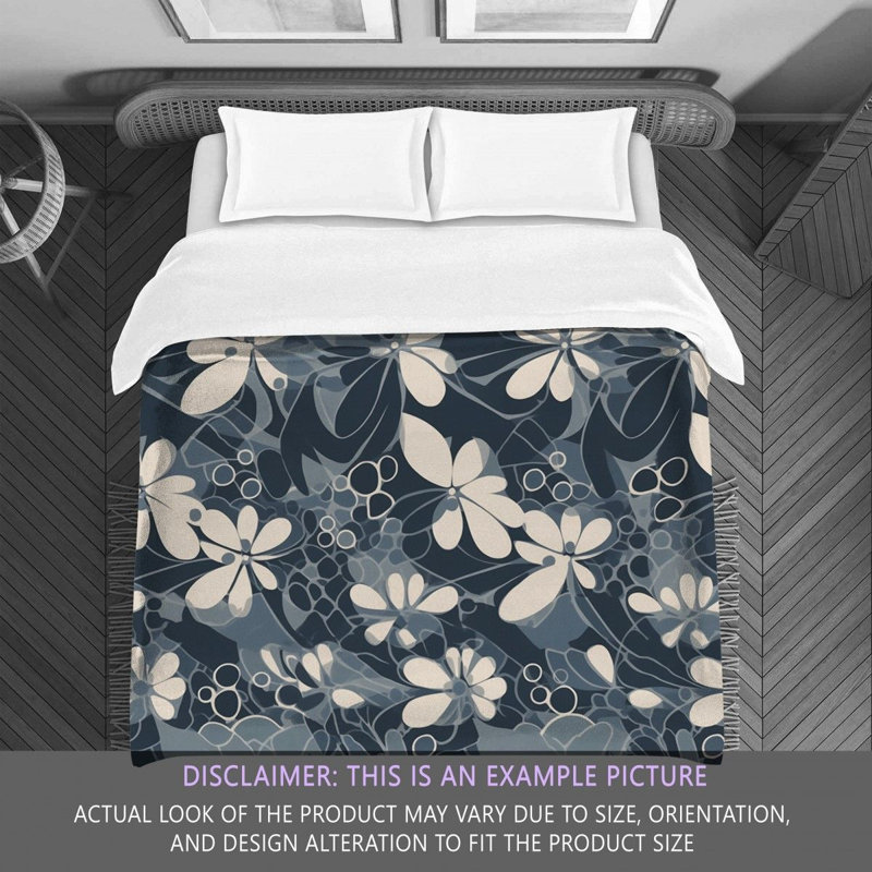 Iliyah Brishauna Polyester Floral Comforter, Twin Extra Long Comforter