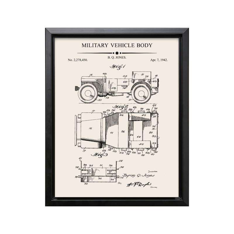 Plan de transport no 3, Black Framed, Canvas, 18"H x 24"W