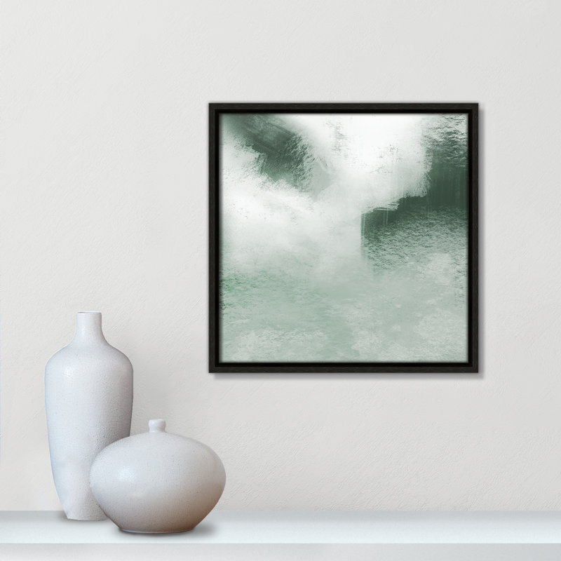 Quietude Smudges II Square Version Print by Marcus Prime, Espresso, 13.5" H x 13.5" W