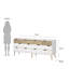 Justus 8 Drawer 77.05" W Double Dresser-833681647