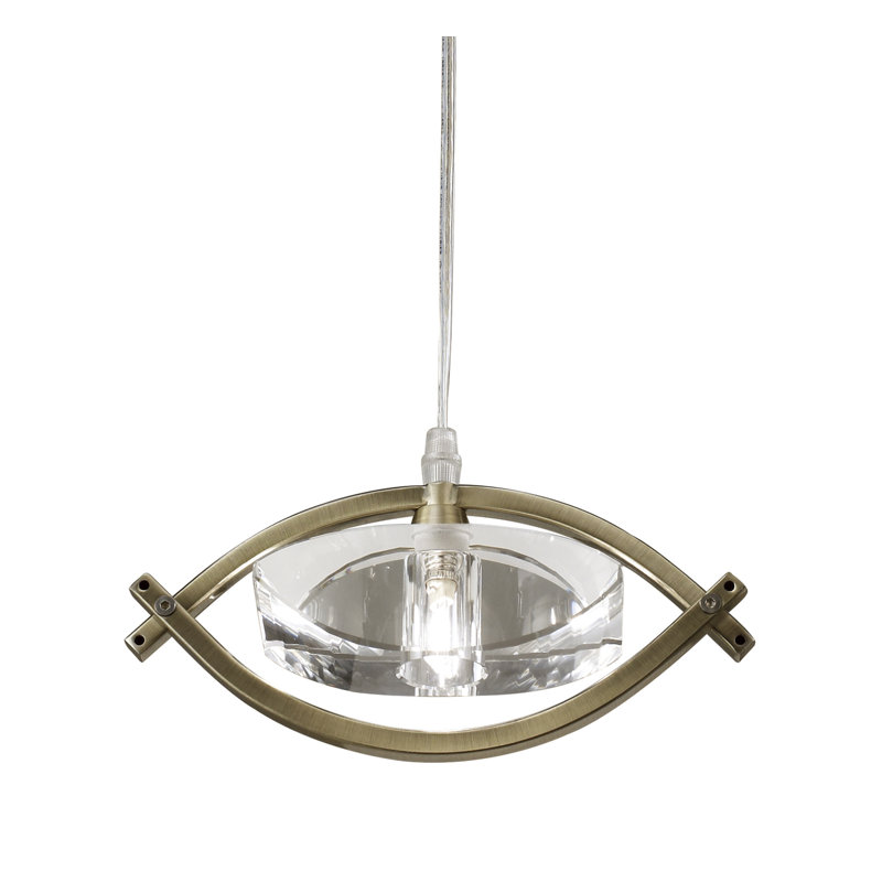 Wallen 1 - Light Unique/Statement Pendant, Antique Brass