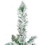 Frosted Pine Artificial Christmas Tree In Burlap Base - Unlit-1654757715
