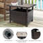 Table d'appoint en osier avec trou pour parasol Latassha-2041756327