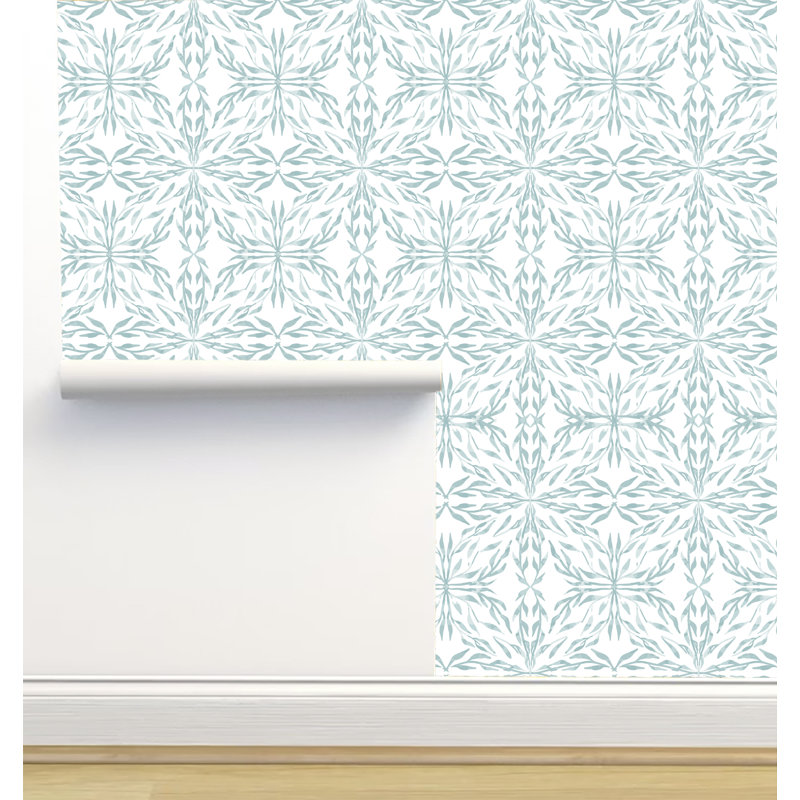 Rouleau de papier peint texturé L 2,16 pi x l 5 po Nen, Bleu