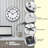 Orbit Wall Clock, Black, 12"