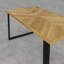 Tyree Oak Metal Base Dining Table-1521073147-1521073149