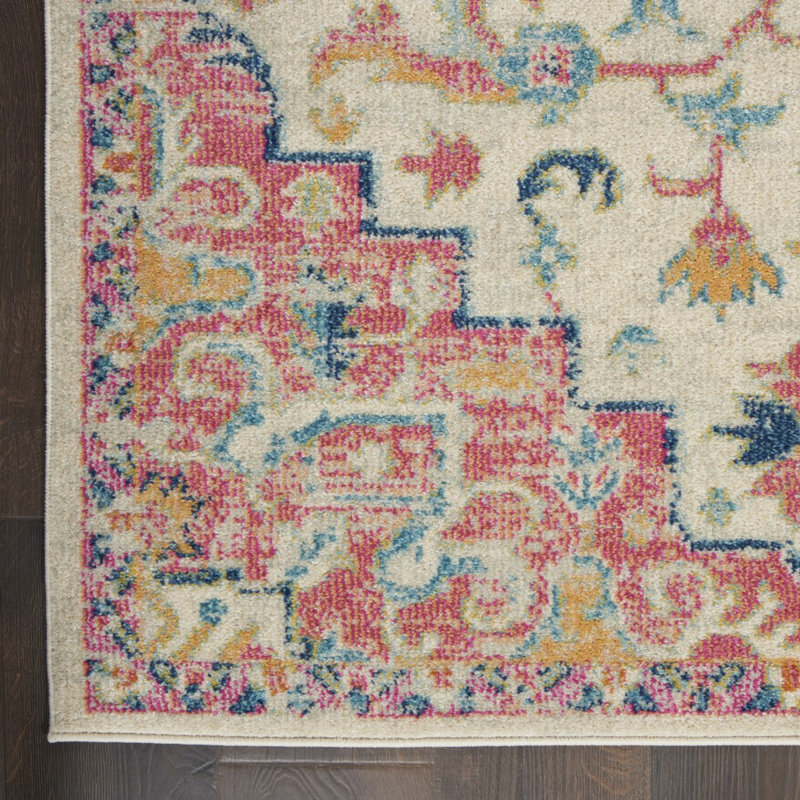 Verda Oriental Indoor Rug, Round 8'
