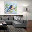 «Bluebird» par Jeanette Vertentes, art mural en verre acrylique-66632826