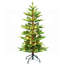 Arbre de Noël illuminé de 4 pi avec 100 lumières DEL blanc chaud, 298 pointes en PE + PVC, fil à mémoire dépliable et support en métal stable pour un assemblage facile-1655100937