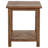 Castleton Wood End Table With Shelf