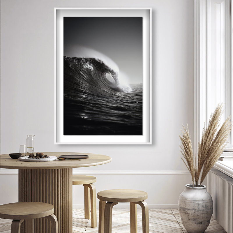 Tectonic Flow II Print by Oliver Gal, 55.5"H x 37.5"W, White Shadowbox