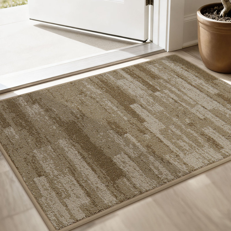 Non-Slip Indoor Doormat, Beige, 61cm W x 91.4cm L