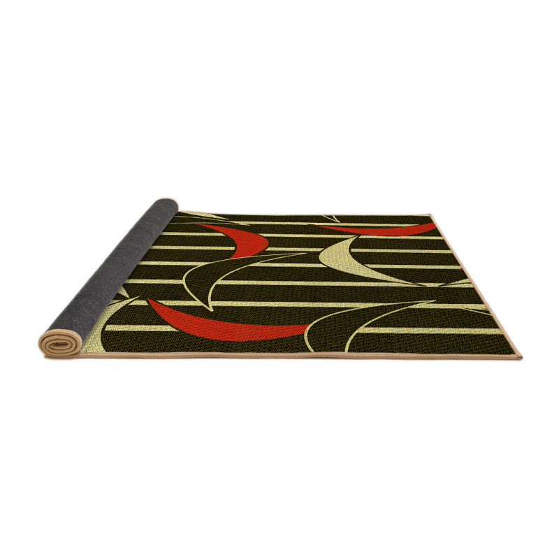 Abstract Indoor Rug, Round 7'