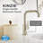 Kinzie Single Handle Single Hole Bathroom Faucet with Metal Touch Down Drain Included-132218145