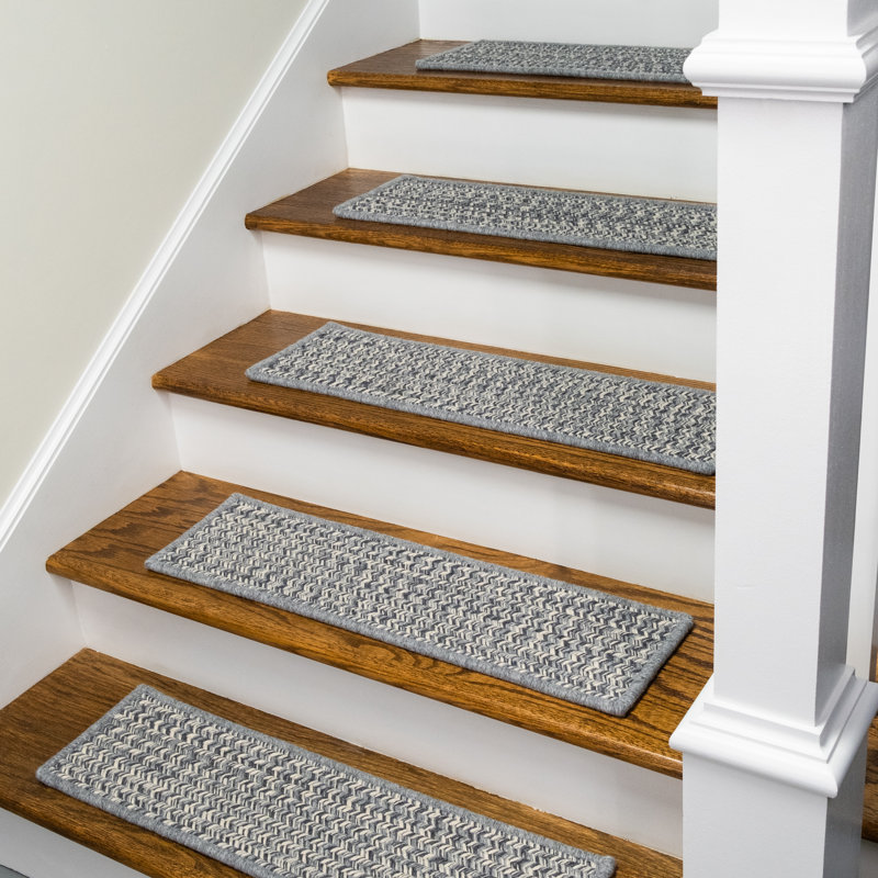 Tapis d'escalier Ajara, Gris