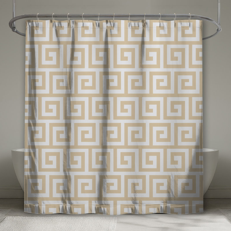 Rideaux de douche Beige, 70in W x 93in H