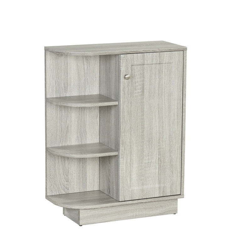 Armoire à tablettes ouvertes avec plaques réglables et grand espace de rangement