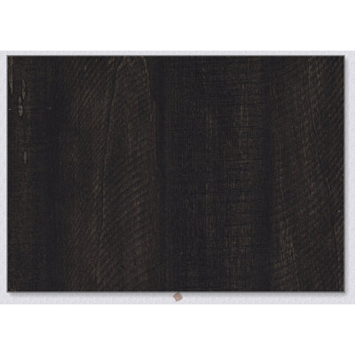 Table de chevet 1 pièce de style rustique avec finition bicolore et faux bois gaufré, parfaite pour ajouter du charme et du rangement à n'importe quelle chambre à coucher.
