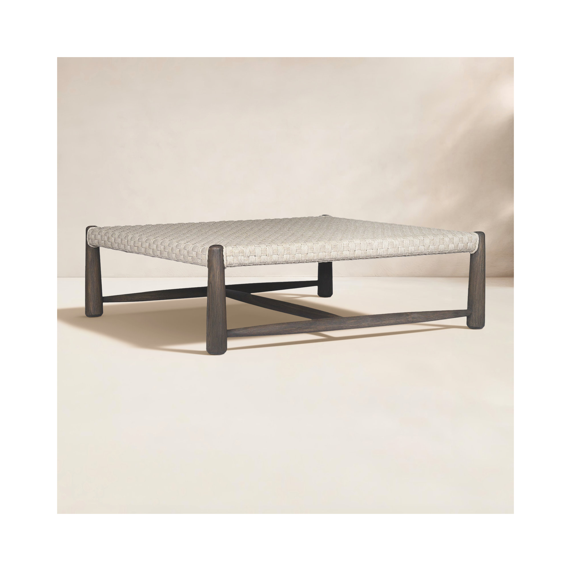 Savio Outdoor Coffee Table, Vintage White