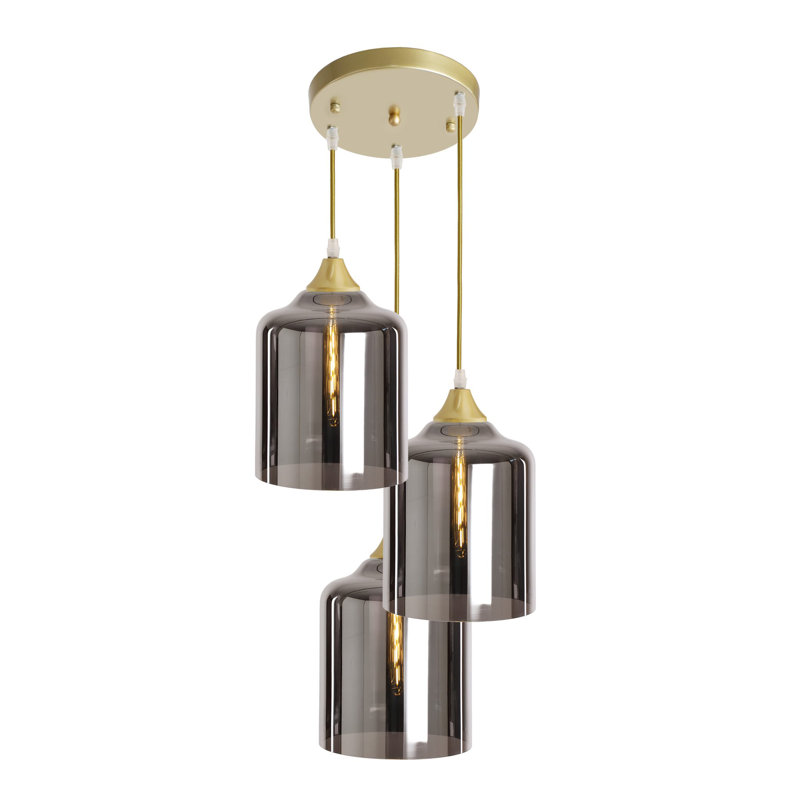 Beeman 3 - Light Cluster Pendant, Silver, Gold